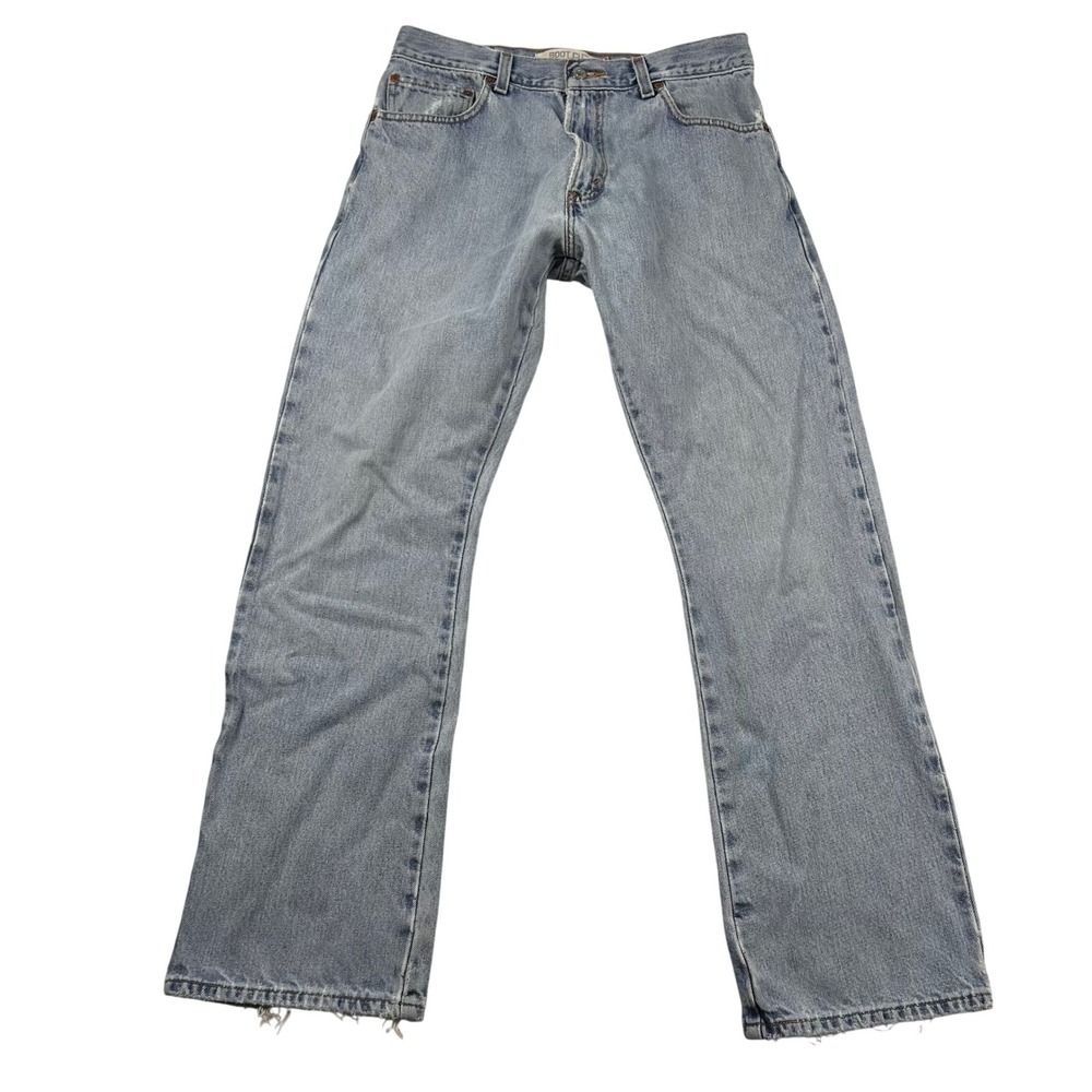 Vintage Levis 517 Boot Cut Jeans Mens 33x32 (fits 30x31)Light Denim Y2K Cowboy